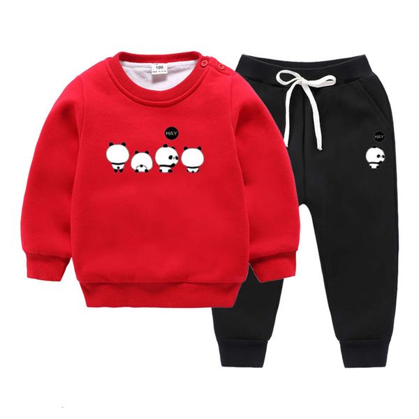 

and winter children's sportswear set autumn, White