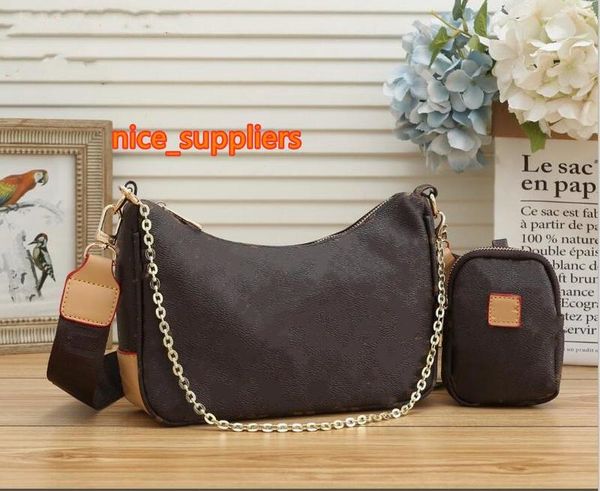

2021 composite new fashion slung single shoulder ladies clutch mini gold chain messenger bag designer key bag ladies bag ing, Red;black