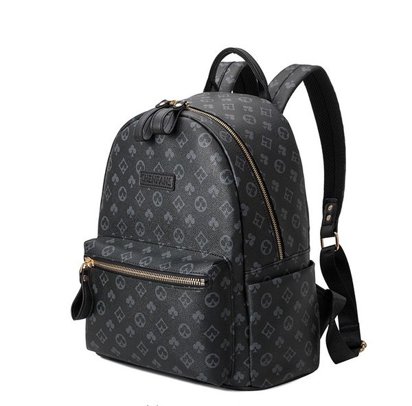 

girls boys backpack style leather women bags trendy large-capacity portable female fashion one-shoulder messenger bag men schoolbags