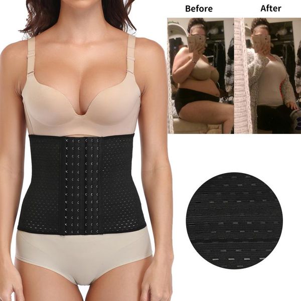 

women's shapers corset waist trainer binders shaper girdles reducing slimming underwear belly sheath bodies women modeling strap hourgl, Black;white