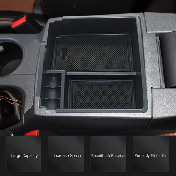 

car organizer center console armrest storage box insert tray for ranger accessories 2021 product