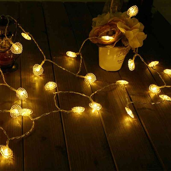 

small peach heart colored lantern string love romantic expression artifact christmas outdoor waterproof decoration lamp