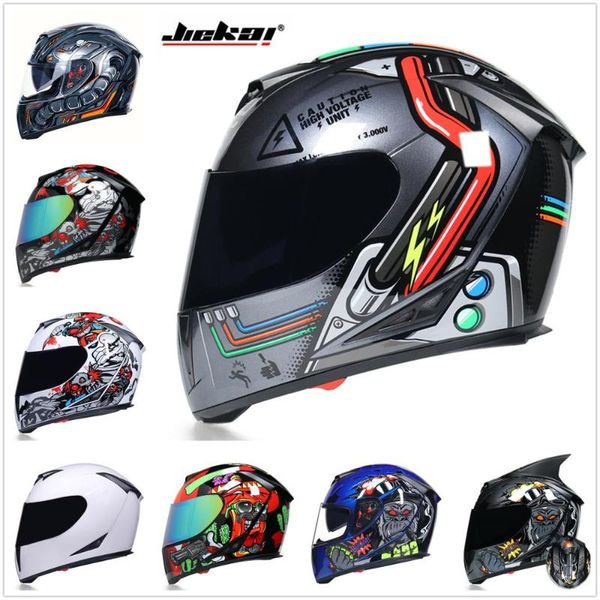 

motorcycle helmets full face helmet double lens fast release racing casco casque moto dot certificationn