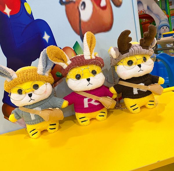 

shoulder bags tiger doll bag cute plush toy birthday gift female