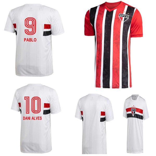 

nem2020 2021sao paulo dani alves football shirts pablo pato antony soccer jersey camisa sao paulo 20/21 goalkeeper uniform, Black;yellow
