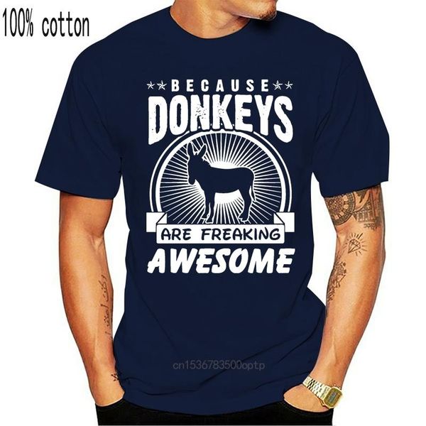 

men's t-shirts camiseta de donkeys para hombre, camisa impresionante, White;black