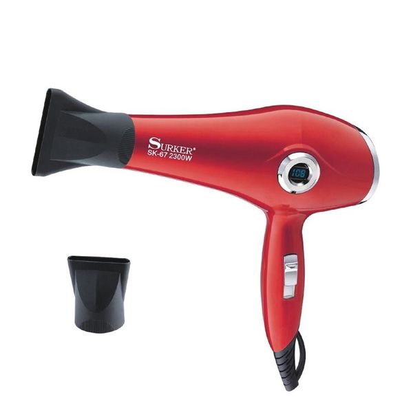 

electric hair brushes surker professional dryer 2300w motor light weight blow with diffuser strong lcd 3 mode to adjust win