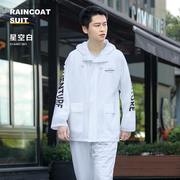 

raincoats white fashion rain coat women waterproof men motorcycle cycling long climbing gabardina mujer outdoor product bd50rw