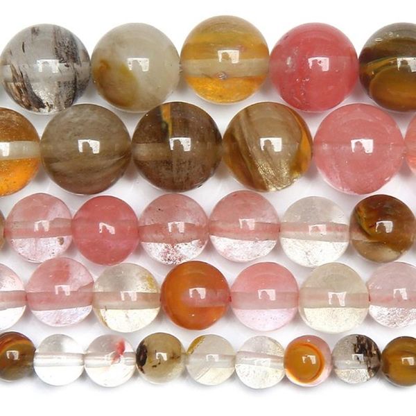 

other natural beads loose spacer cherry quartz bead for jewelry making