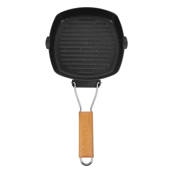 

pans 1pc non-stick frying pan outdoor camping pot foldable kitchen supply