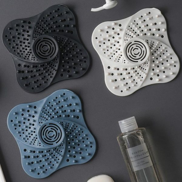 

bath mats hair-catcher star bathroom drain hair catcher ser plug sink strainer filter shower accessory cap sto