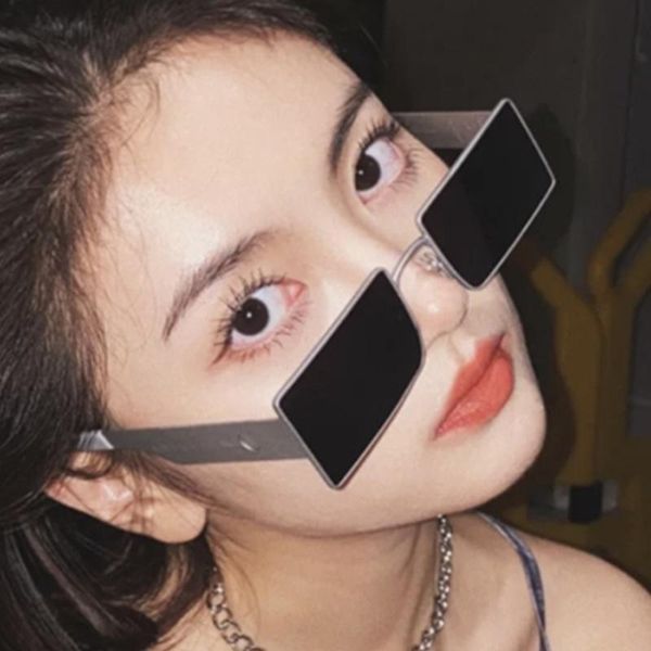 

sunglasses 2021 square women travel small rectangle sun glasses female fashion retro lunette de soleil femme, White;black