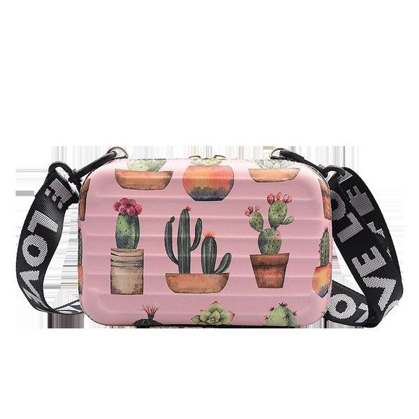 

evening bags 2021 personality shoulder clutch mini square box bag cartoon color lovely crossbody women handbag sac a main