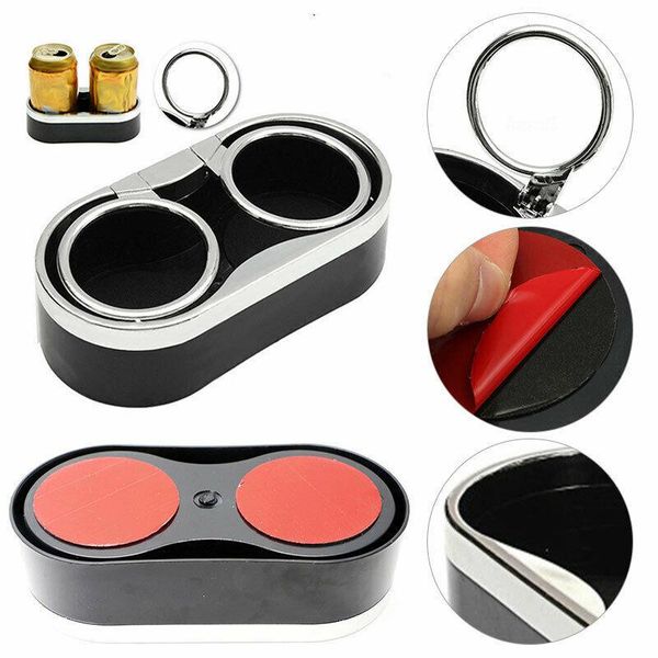 

car organizer universal van storage drinking bottle double can cup mount holder stand