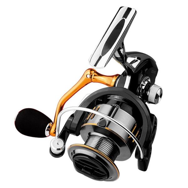 

baitcasting reels 1pc gw1000-7000 fishing spinning reel saltwater speed ratio 5.2:1 wheel tackle wire