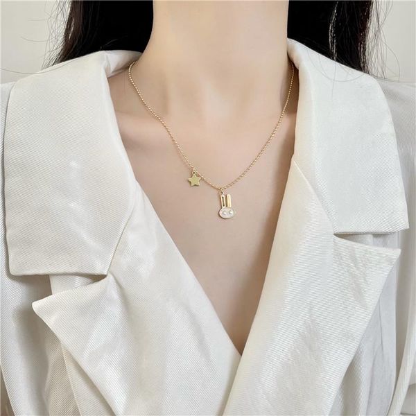 

pendant necklaces design luxury aesthetic necklace little cute for women, Silver
