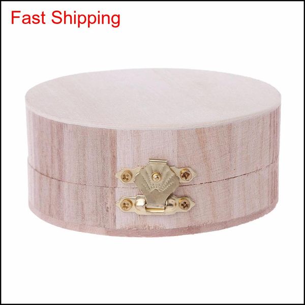 

wooden crafts storage box jewelry organizer wood base case art design decor kids diy toys drop shipping zbsc9 wkcxs