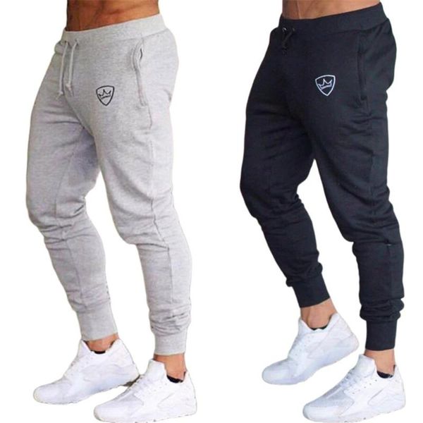 

men's pants joggers men four seasons sweatpants solid fitness tracksuit workout drawstring pencil lightweight casual trousers, Black