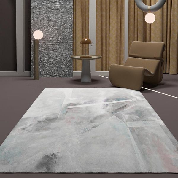

carpets soft lamb velvet shaggy modern rug living room nordic gray fluffy carpet for bed bedside mat cloakroom