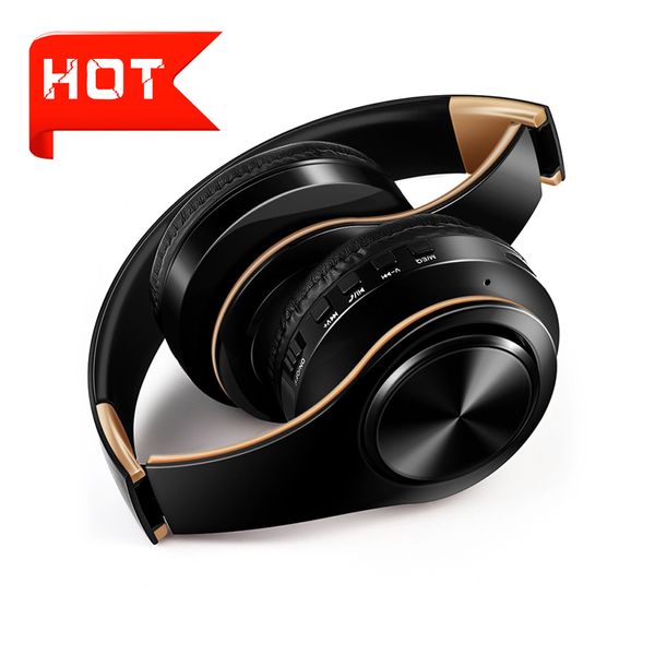 

est wireless headphone stereo bluetooth headset foldable earphone animation showing support tf card buildin mic 3.5mm jack for android chris