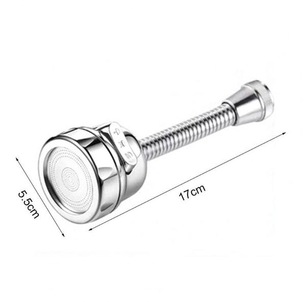 

kitchen faucets flexible water tap 360 degree rotatable silver color easy installation 3 levels faucet nozzle accessories gadgets