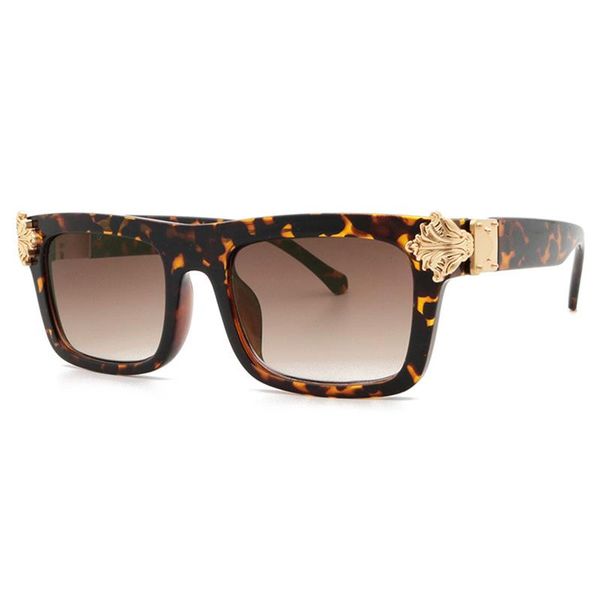

european and american style personality square sunglasses for women outdoor travel uv - resistant sunglasses, White;black