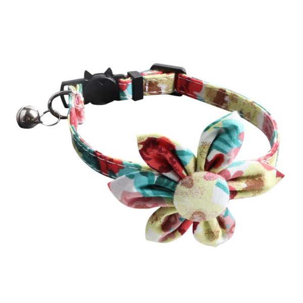 

cat costumes collar supplies puppy accessories floral print necklace kitten