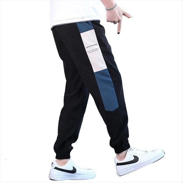 

spring hip hop loose women pant jogging male streetwear harem clothes ankle trousers harajuku sports casual men, Black