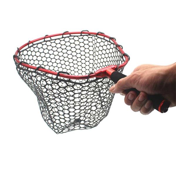 

fishing net aluminum alloy pole retractable fishing net telescoping foldable landing rubber for pva network