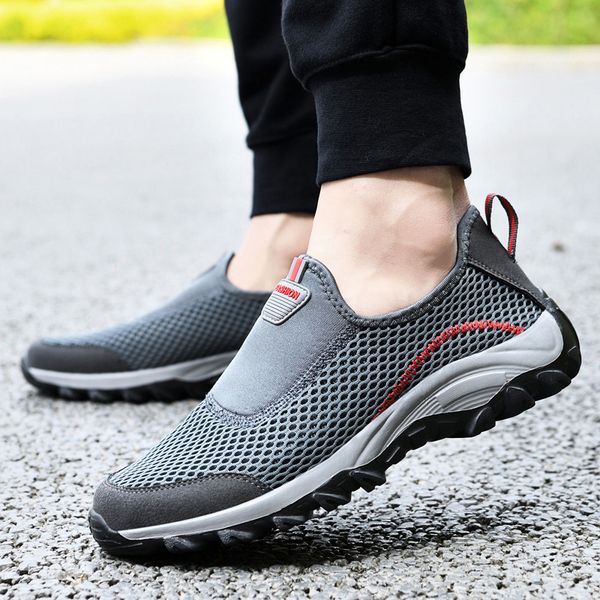 

70% off factory online men's shoes 2021 spring new casual sports solid eva soft soled walking sandals middle-aged and elderly men', Black