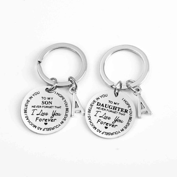 

key rings to son / my daugger, Slivery;golden