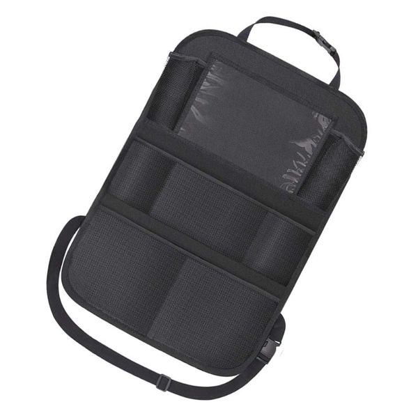 

car organizer auto seat back net storage bag vehicle pouch multi-pouch