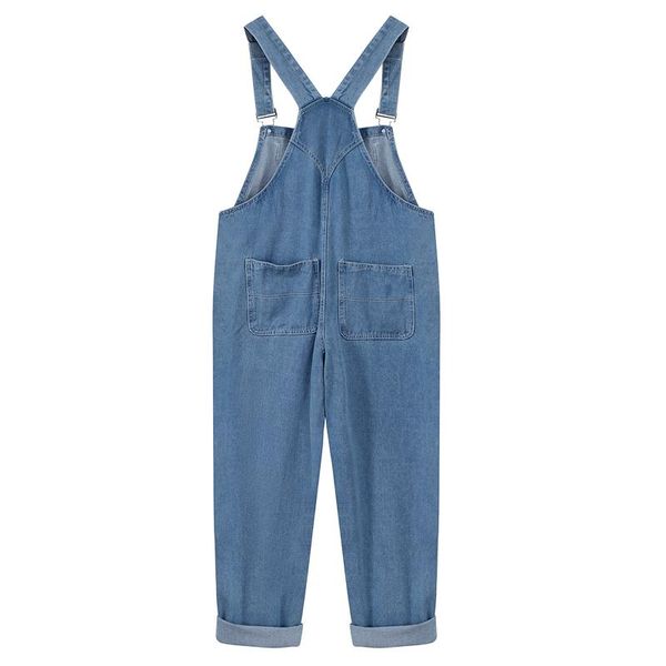 

women's jeans fashion patchwork cargo denim pants women heart baggy casual overalls femme jumpsuit trousers, Blue