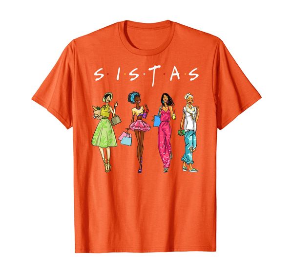 

black sistas queen melanin african american women t-shirt, White;black