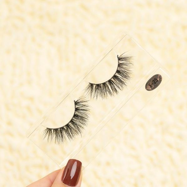 

false eyelashes factory glitter round packaging case handmade 3d silk lashes mink eyelash
