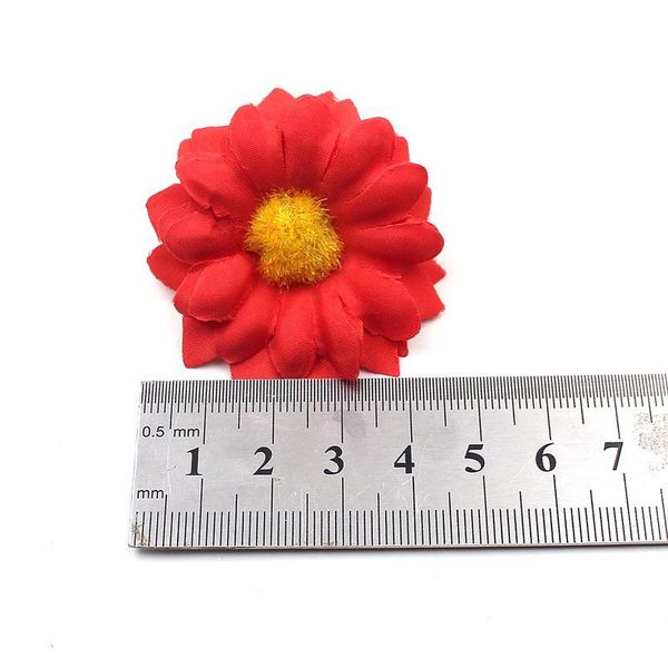 

50pcs 4cm silk chrysanthemum artificial flower for home wedding decorative flower diy handmade flower head decorative f jllyou
