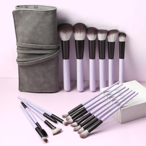 

makeup brushes 18pcs set professional handle soft synthetic hair powder foundation eyeshadow make up cosmetics
