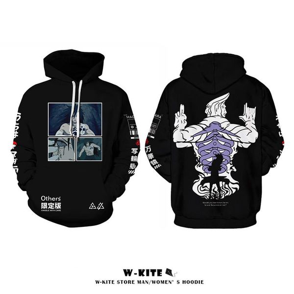 

men's hoodies & sweatshirts madara akatsuki anime itachi streetwear kai sasuke graphic hoody women men harajuku hoodie, Black