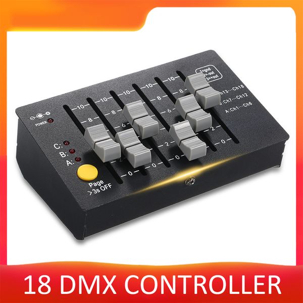 

2021 new 0.5w mini dmx-18 stage controller dmx 512 console equipment electric lighting device dj live show pub ktv bar party at home disco t
