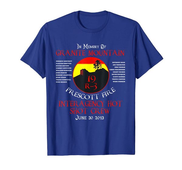 

prescott granite mountain memorial t-shirts, White;black