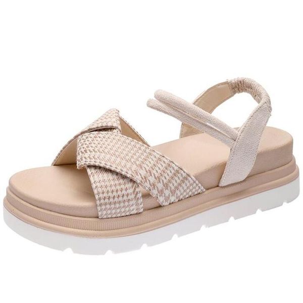 

sandals open toe womens 2021 summer sports women's shoes fashion casual breathable women slippers slides platform, Black