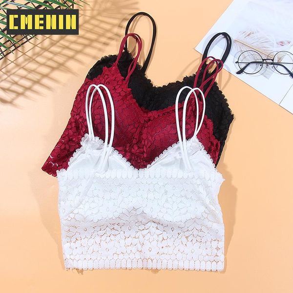 

cmenin bras lingerie fashion for women bras push up bralette tube lace strap wrapped chest lady bra b0149, Red;black