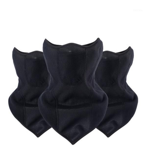 

cycling caps & masks face mask fleece outdoor sport shield for winter keep warm and windproof bike activity men women1, Black