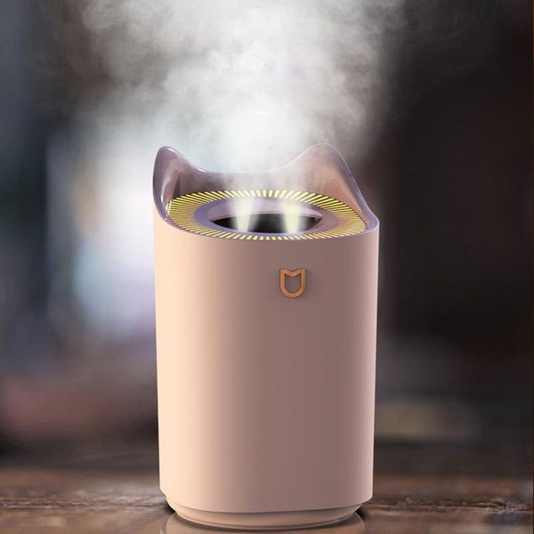 

kbaybo 3.3l double nozzle cool mist aroma diffuser heavy fog ultrasonic air mist humidificador with coloful led light.