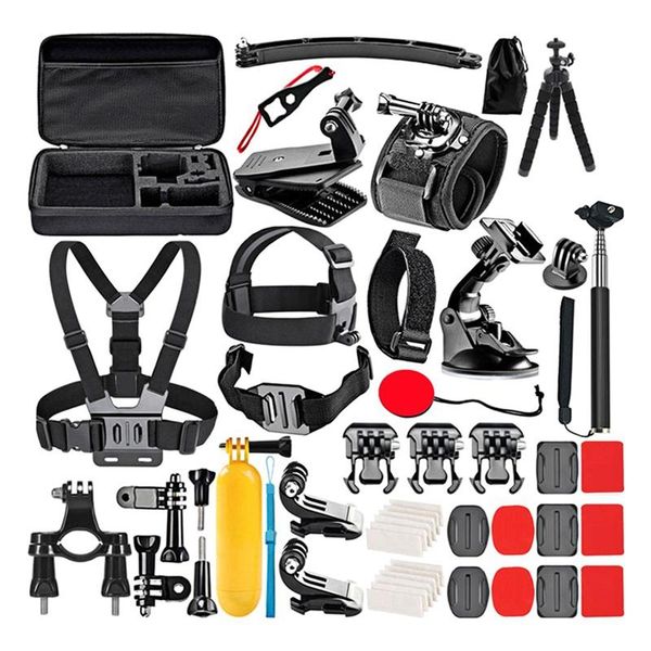 

accessory set for 50 in 1 hero 9 8 7 6 small ant mountain dog sports camera accessory set