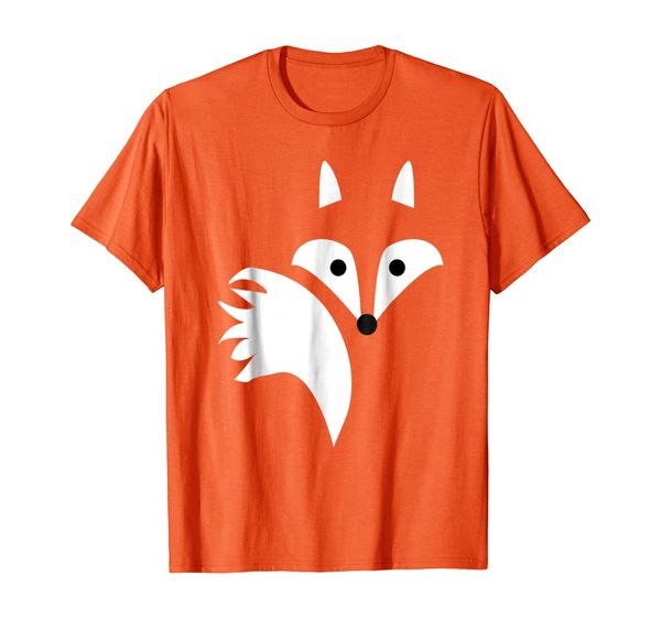 

cute red fox t-shirt, White;black