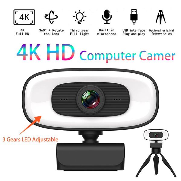 

webcams 4k webcam conference pc autofocus usb web camera lapdeskfor office meeting home with mic 1080p full hd cam