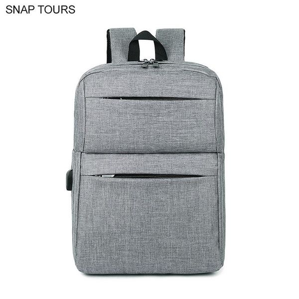 

backpack snap tours 2021 usb charging business for men korean style male casual notebook urban bagpack