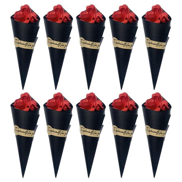 

gift wrap 10pcs mini dried flower bouquet birthday valentine's day rose