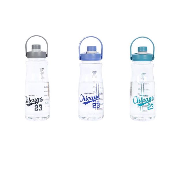 

water bottle 2000ml outdoor fitness sports large capacity kettle climbing bicycle bottles with scale cup camping equipment